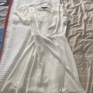 Lulus white wrap dress